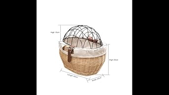 Amazon.com : Basket HEITIGN Pet Carrier Bike Front Basket